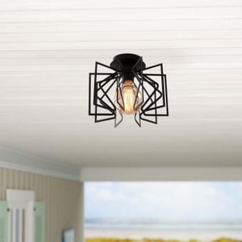 Strakke en Eigentijdse Kroonluchter | Moderne Decoratieve Verlichting | Zwart Metaal | 26cm Diameter