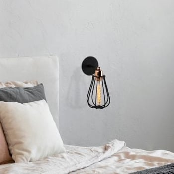 Strakke en eigentijdse zwart bronzen wandlamp | 15cm diameter | 32cm hoogte