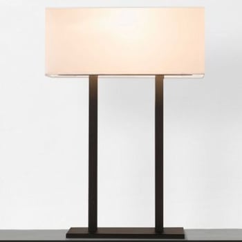 Salihini Tafellamp | IJZEREN BEHUIZING | Wit, Zwart