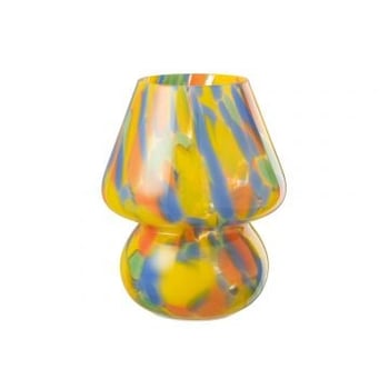 Tafellamp regenboog glas mix large