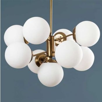 Mudoni Kroonluchter | METALEN BEHUIZING | Vintage, Wit