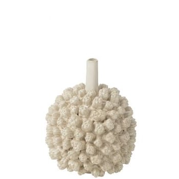 Vaas saki keramiek wit large