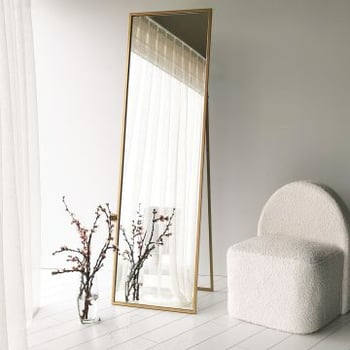 Passpiegel Claudine 170 cm - goud