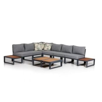 Woody Fashion Tuin Loungeset | Aluminium Frame | Veelkleurig