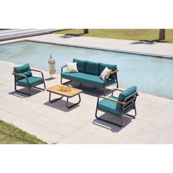 Loungeset tuin Woody Fashion | Turquoise