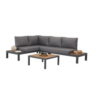 Woody Fashion Tuin Loungeset met Aluminium Frame en Polyester Stof - Veelkleurig