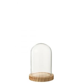 Decoratieve stolp glas naturel small