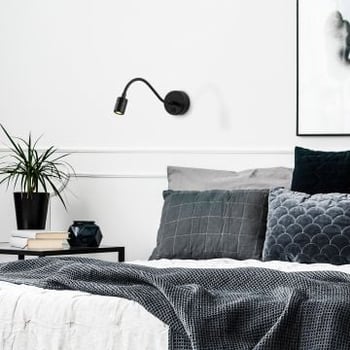 Tatum Wandlamp | Metalen Lamp | In Hoogte Verstelbaar | 8x38 cm