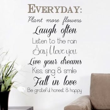 Muursticker Everyday