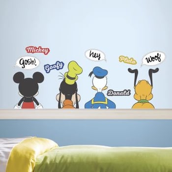 Muurstickers Mickey Mouse & Friends Dry Erase