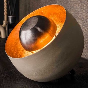 Tafellamp Panette ø22 cm-Natural grey