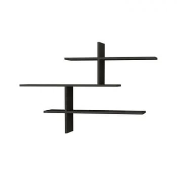 Leo Wandplank | 100% MELAMINE | Antraciet