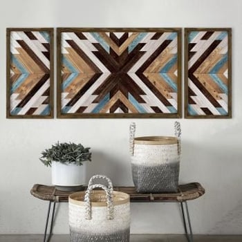 Evila Originals MDF schilderij | UV bedrukt | Dennenhouten frame