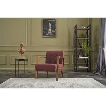 Stijlvolle en Comfortabele Vleugelstoel met Beukenhouten Frame | Claret Red