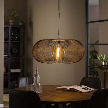 Hanglamp Disco-zwart nikkel
