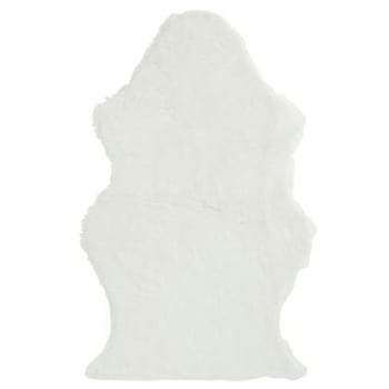 Vloermat schaap nepbont wit