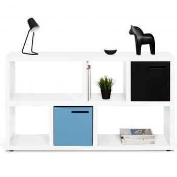 Sidetable Berkeley 6 vakken - wit