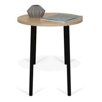 Bijzettafel Ply Ø50cm - eik