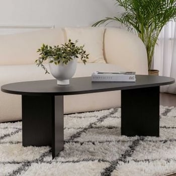 Sable Salontafel | 100% MELAMINE | Hout zwart