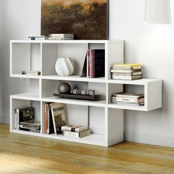 Boekenkast Lisbon 1 - wit