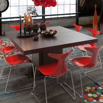Eettafel Mundus 150 x 150 cm - chocoladefineer
