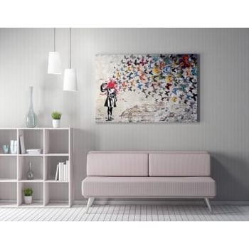 Barnes Canvas Schilderij | 70x100 cm | Veelkleurig