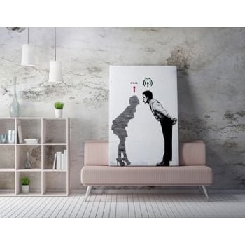 Barnes Veelkleurig Canvas Schilderij | 70x100 cm | 50% cotton / 50% Polyester