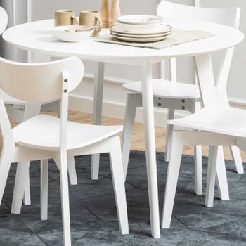 Eettafel Ø105 cm Rover - Wit