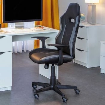 Bureaustoel My Homi - zwart/grijs