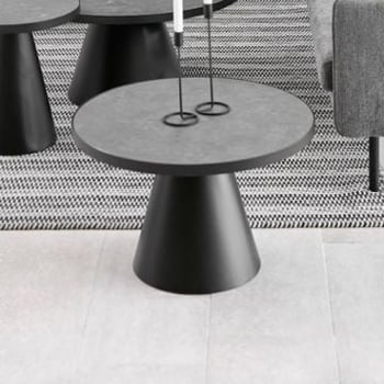 Salontafel Sarina ø65cm - zwart