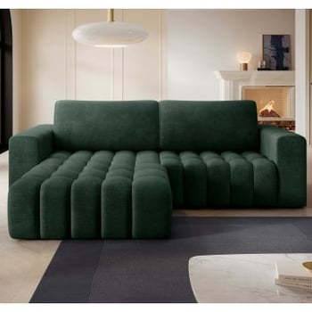 Hoekzetel Abrahamsen | 250 x 175 x 92 cm | Groen