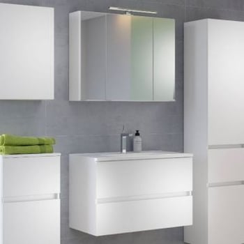 Wastafelmeubelset Brama 80cm - wit 