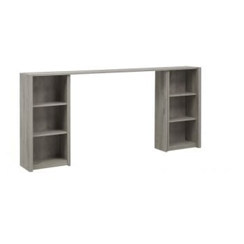 Achterbouw voor bed Hayden 160x200 - lichtgrijze eik
