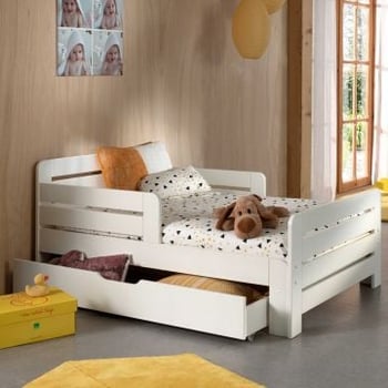 Meegroeibed Jumper met bedlade - wit