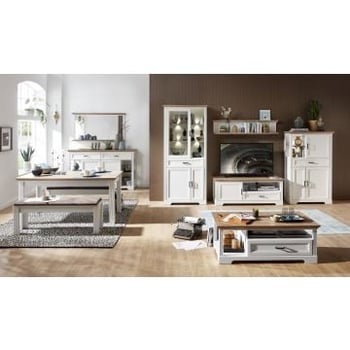 Woonkamer Samine 2-wit/eik