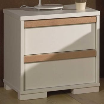 Nachtkastje London softclose - wit