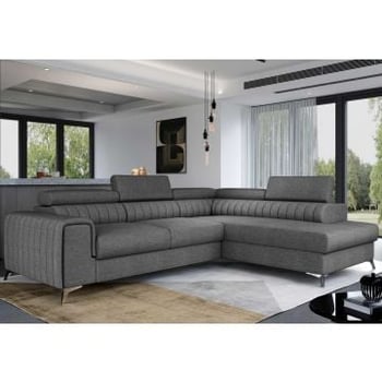 Hoekbank Laurentius - 278 x 205 cm - Donkergrijs