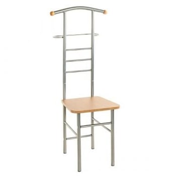 Kledingrek met zitvlak | 50 x 46 x 119 cm | 90 kg draagvermogen
