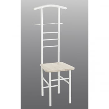 Kledingrek met zitvlak | 50 x 46 x 119 cm | 90 kg draagvermogen