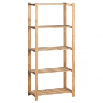 Houten opbergrek enkel