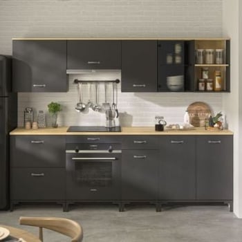 Kitchenette Manchester | Toestellen niet inbegrepen | Helvezia Oak-design