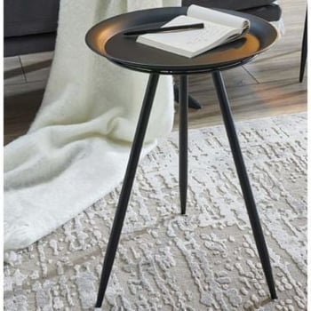 Bijzettafel | Ø44 cm x 54 cm | Zwart