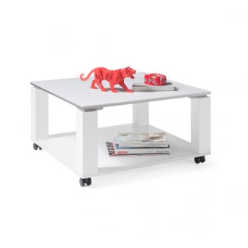 Salontafel Barbry 76x76 cm - wit
