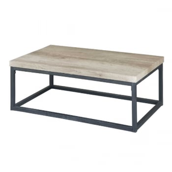 Salontafel Hector 100cm - sonoma eik/zwart