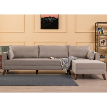 Hoekzetel Balcab Home | 275 x 165 x 85 cm | Cream-design