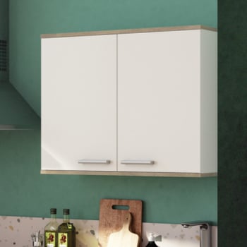 Hangkast Chef-Kronberg eik/mat wit