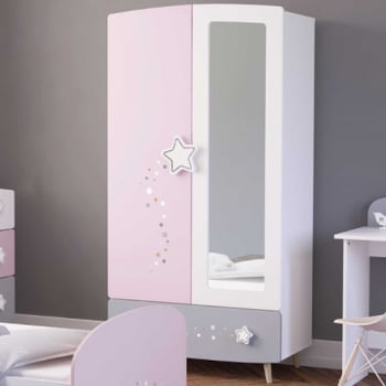 Kleerkast Stellar | 95 x 51,6 x 186,8 cm | Melaminecoating