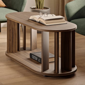 Salontafel Nori-notenhout