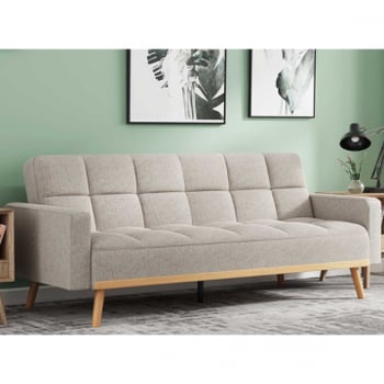 Slaapbank Adana | 214 x 84 x 84 cm | Beige