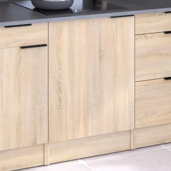 Keukenonderkast Fumay 60cm met 1 deur - eikdecor/betonlook